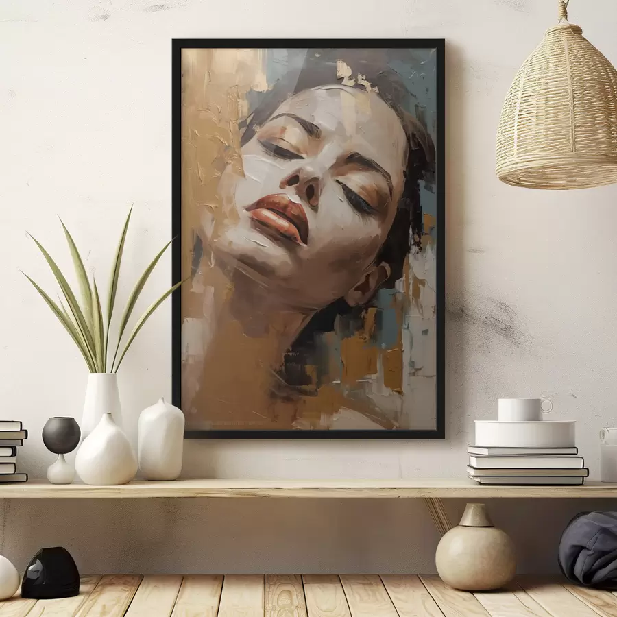 Fototapet Abstraktní portrét dívky f47392