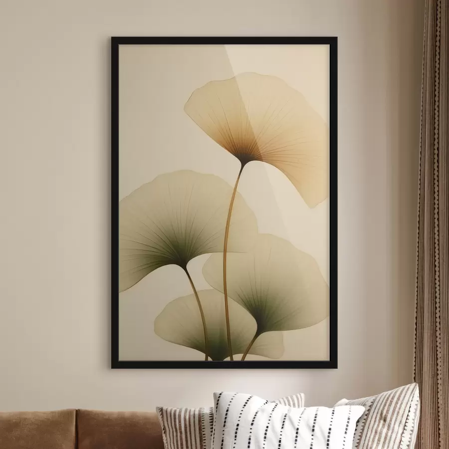 Fototapet Listy jinanu dvoulaločného f47398