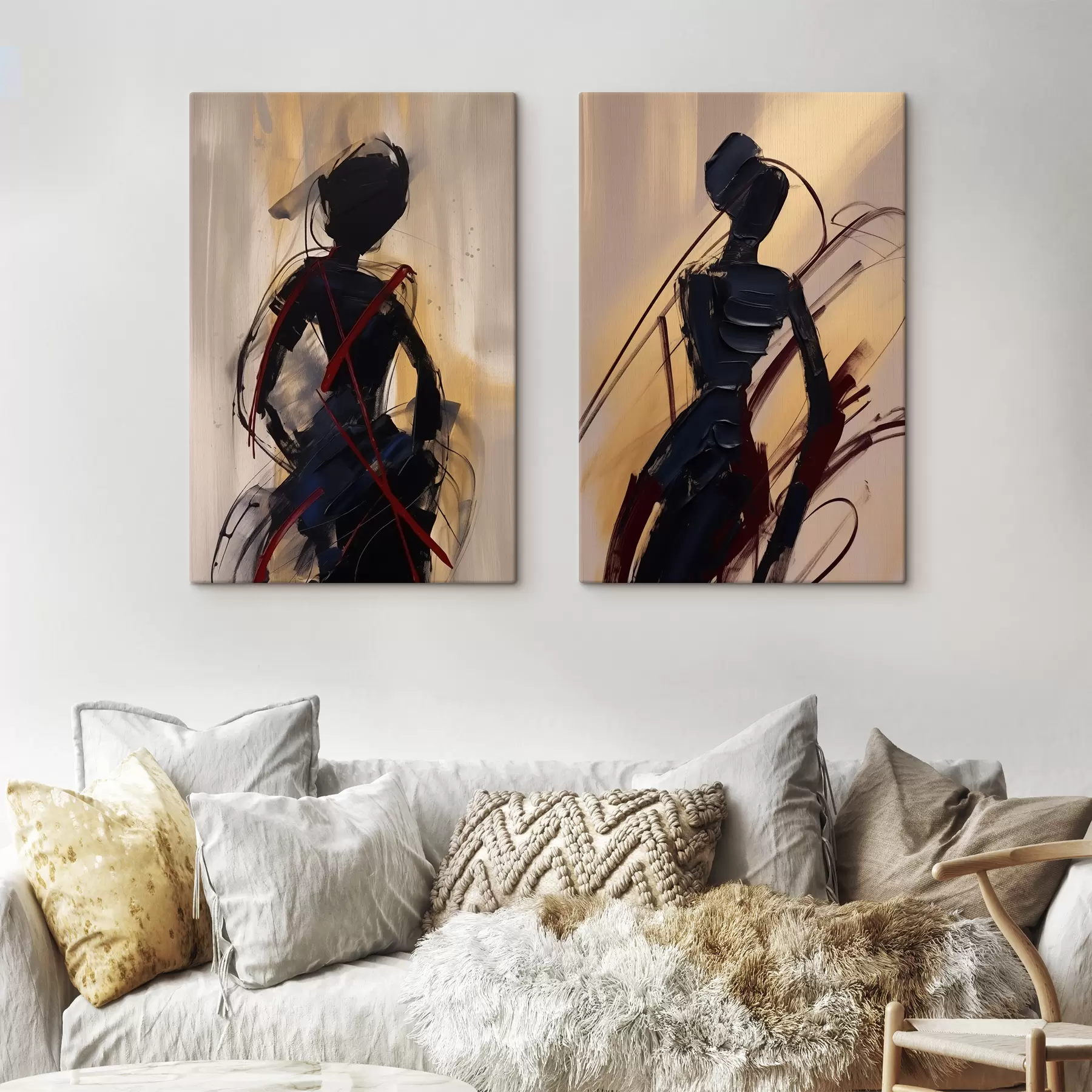 Obraz Abstraktní siluety Č. m01194