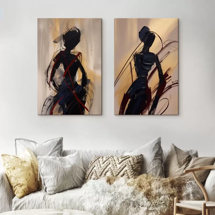 Obraz Abstraktní siluety Č. m01194