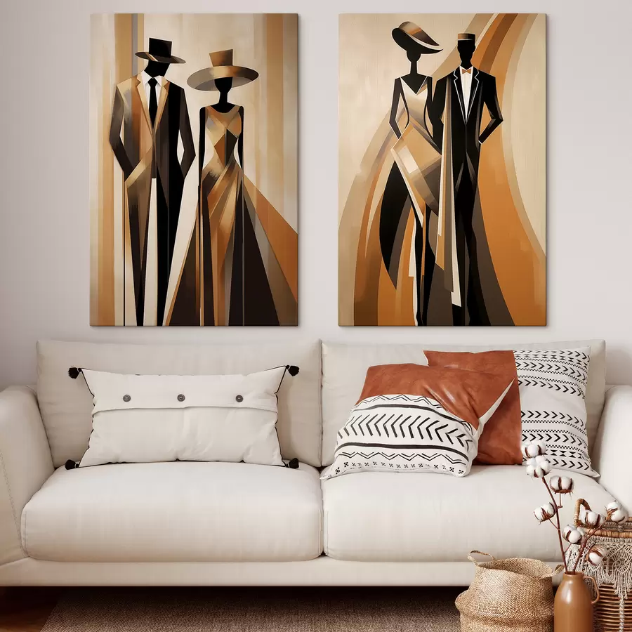 Obraz Abstraktní pár Č. m01200
