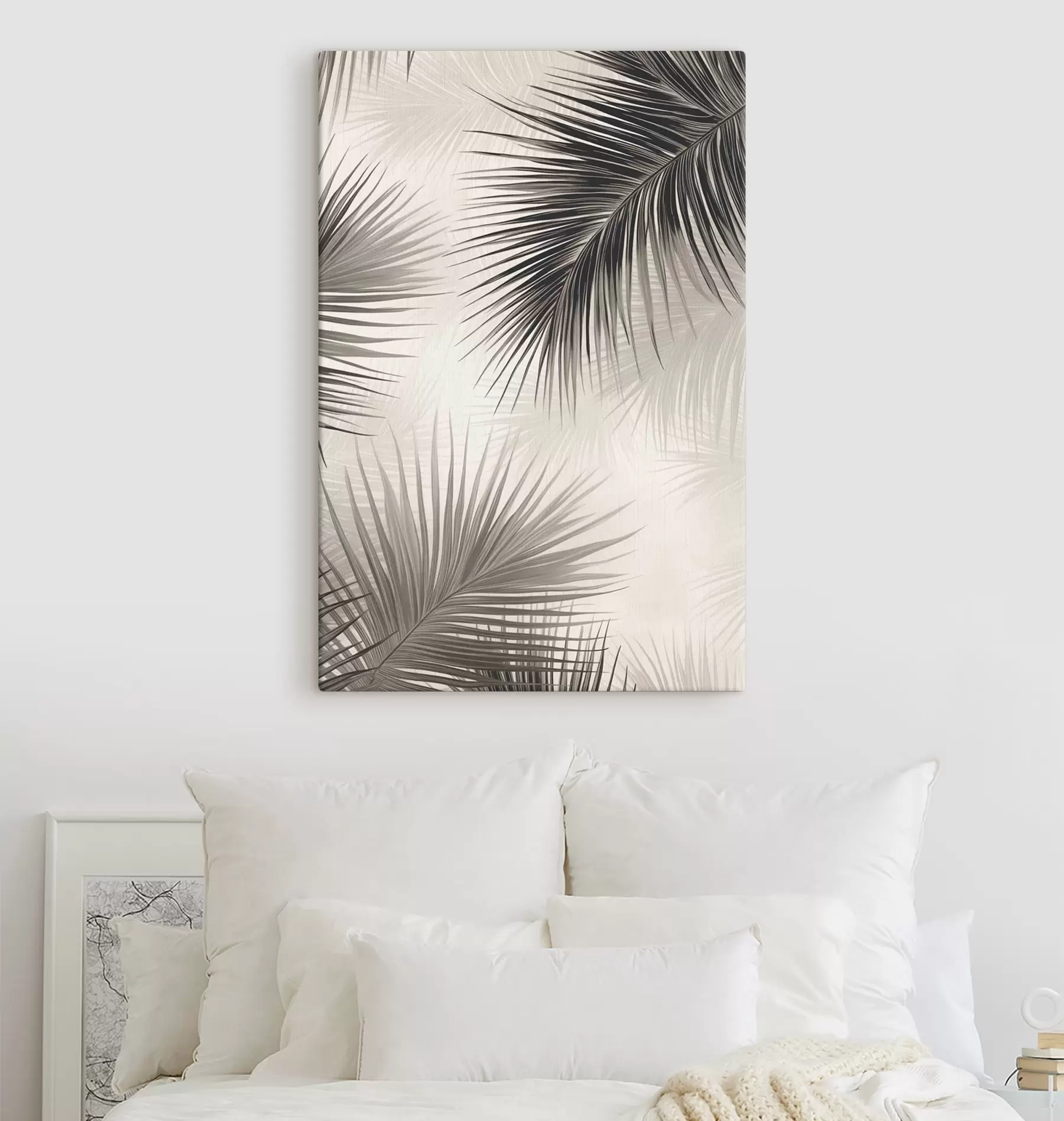 Obraz Malované palmové větve Č. s47505
