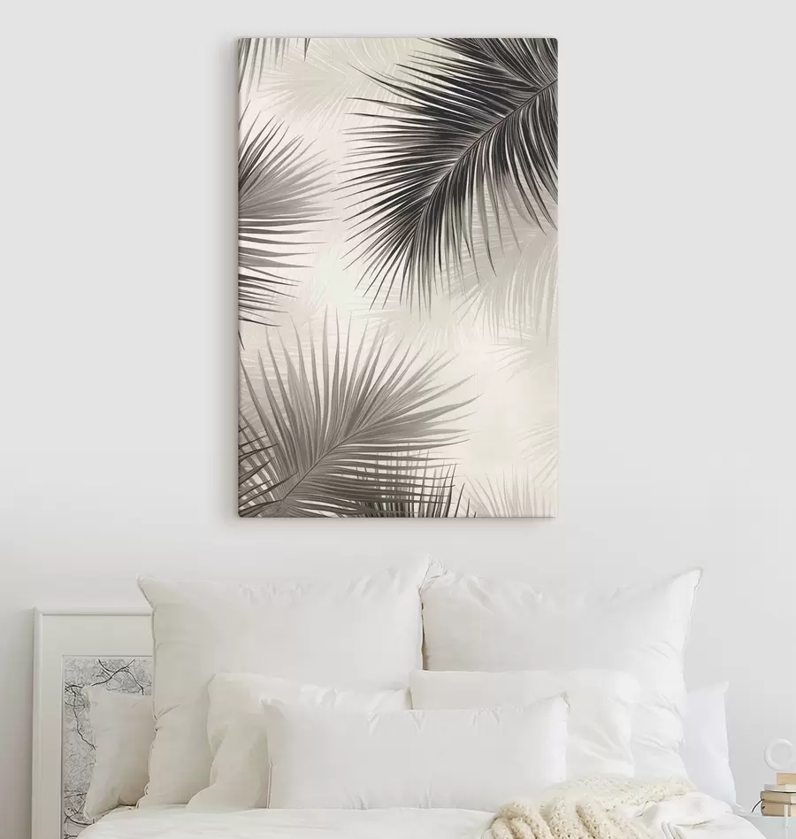 Obraz Malované palmové větve Č. s47505