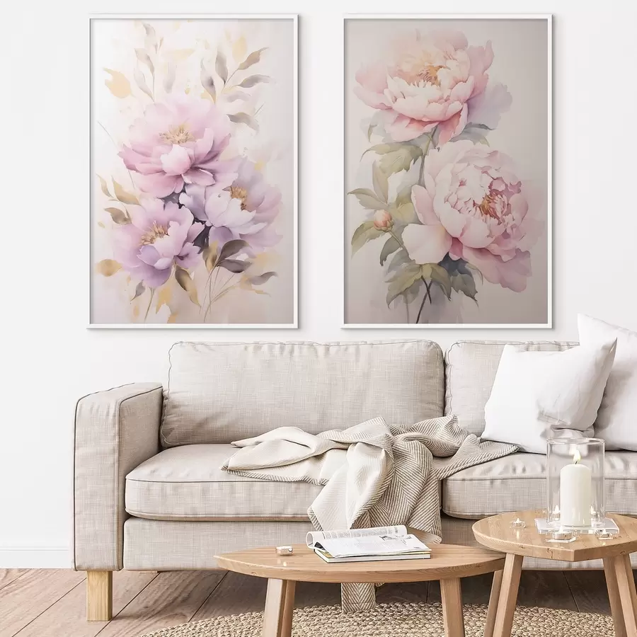 Fototapet Kytice imitace malby d01080