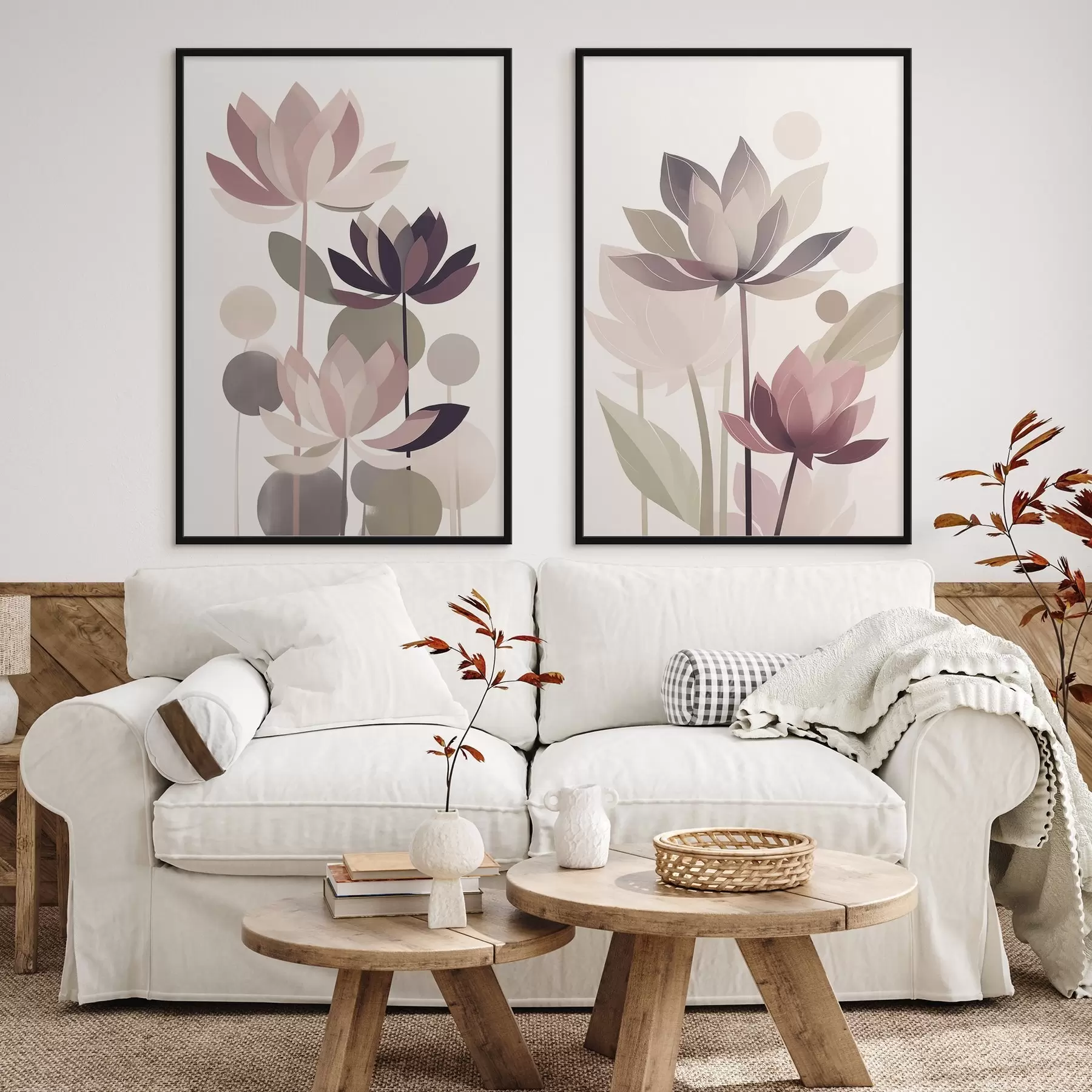 Fototapet Abstraktní lotosové květy d01110