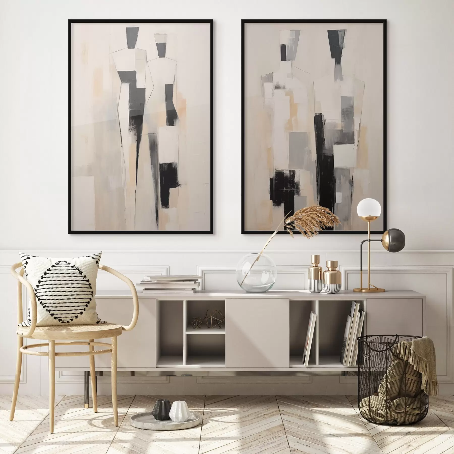 Fototapet Abstraktní pár d01111