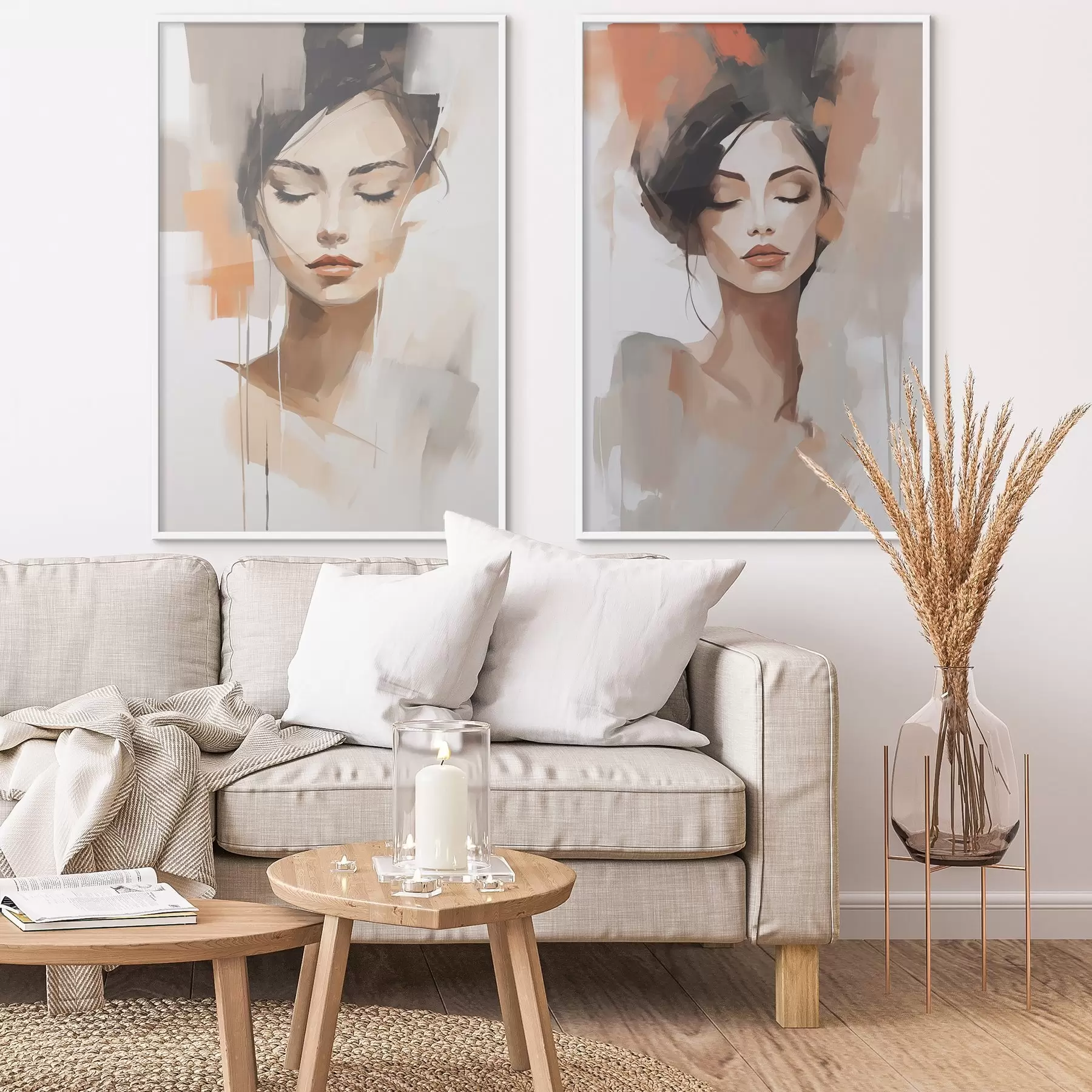 Fototapet Abstraktní portrét dívky d01159