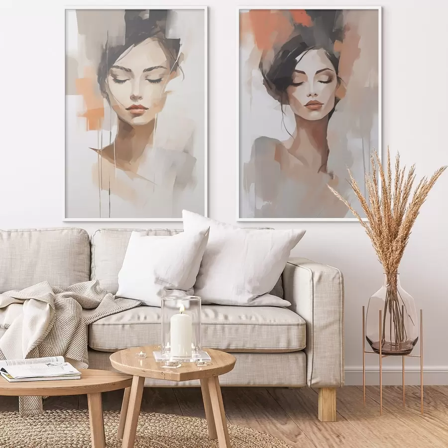 Fototapet Abstraktní portrét dívky d01159