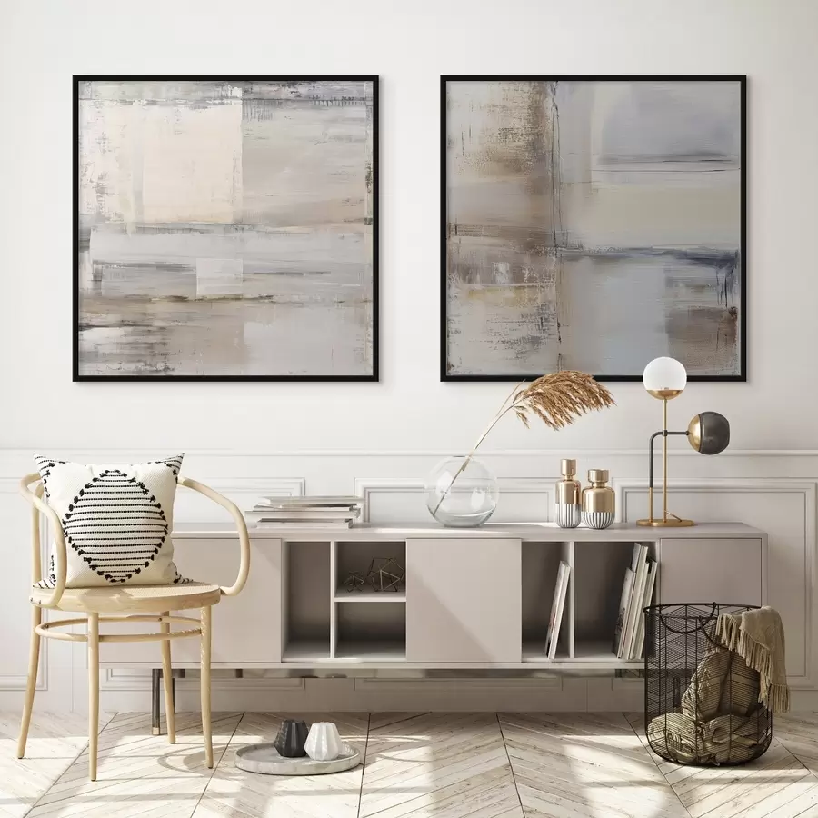 Fototapet současná abstrakce v tlumených tónech d01171