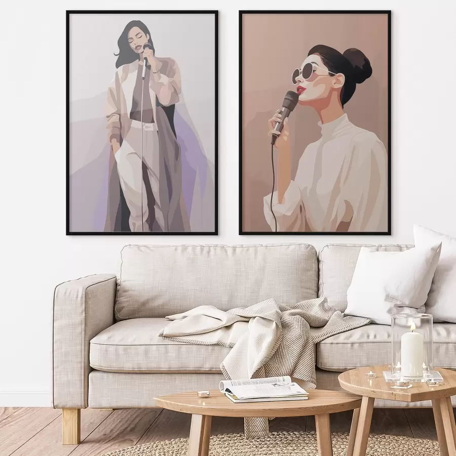 Fototapet Zpěvák d01191