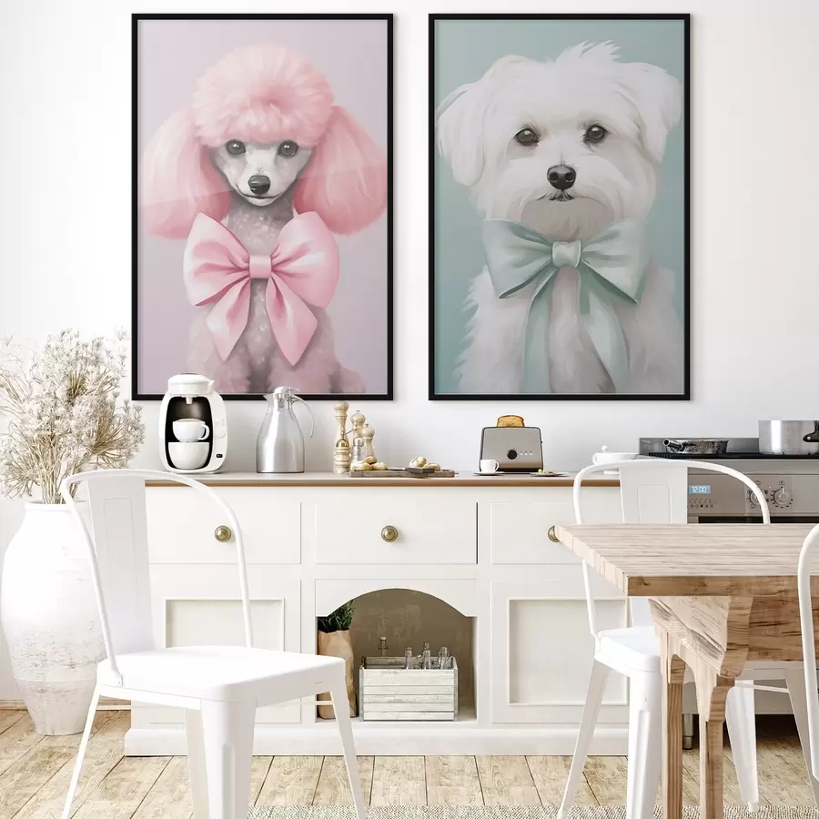 Fototapet Pes s mašlí d01193