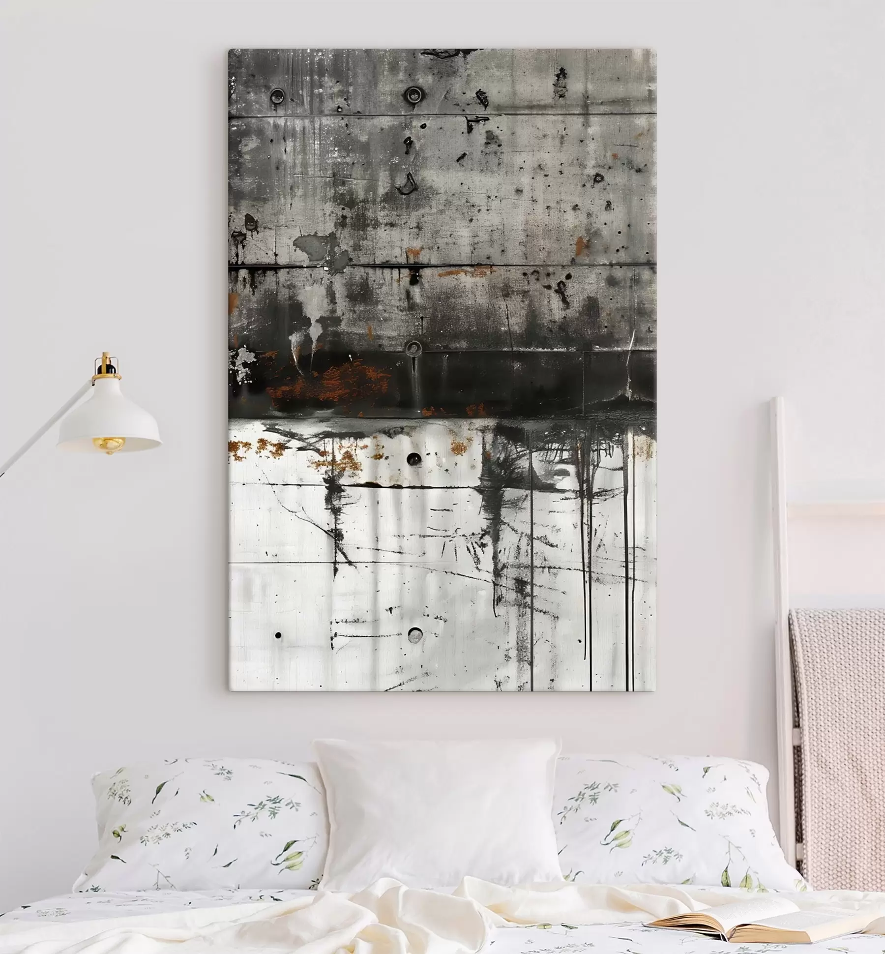 Obraz Skvrny od barvy na betonové zdi, imitace akvarelu Č. s47633