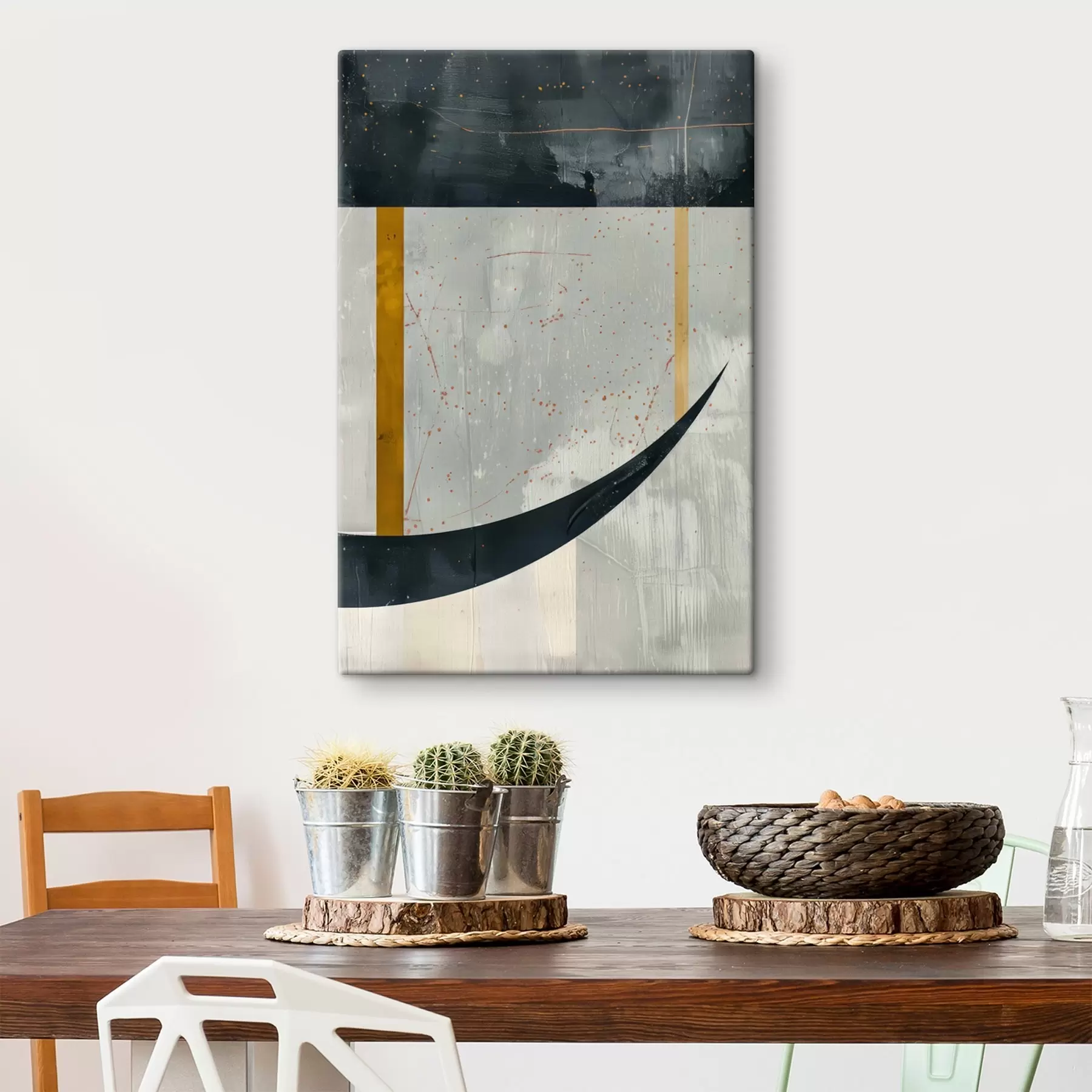 Obraz Geometrie, tvary na betonovém pozadí Č. s47635