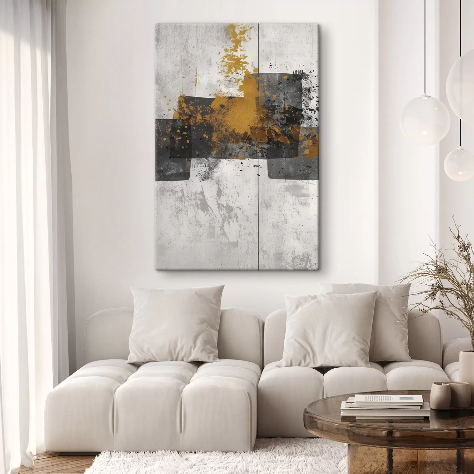 Obraz Abstraktní tvary na betonovém pozadí Č. s47636