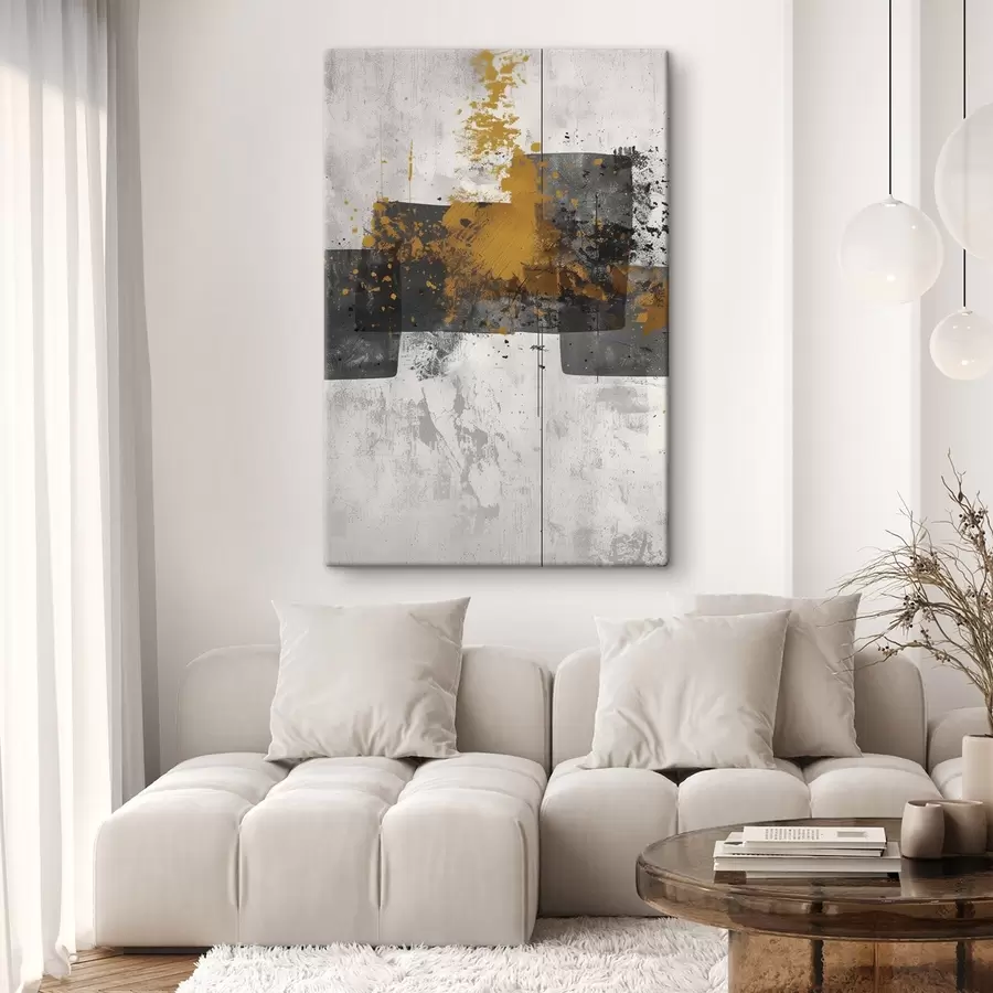 Obraz Abstraktní tvary na betonovém pozadí Č. s47636