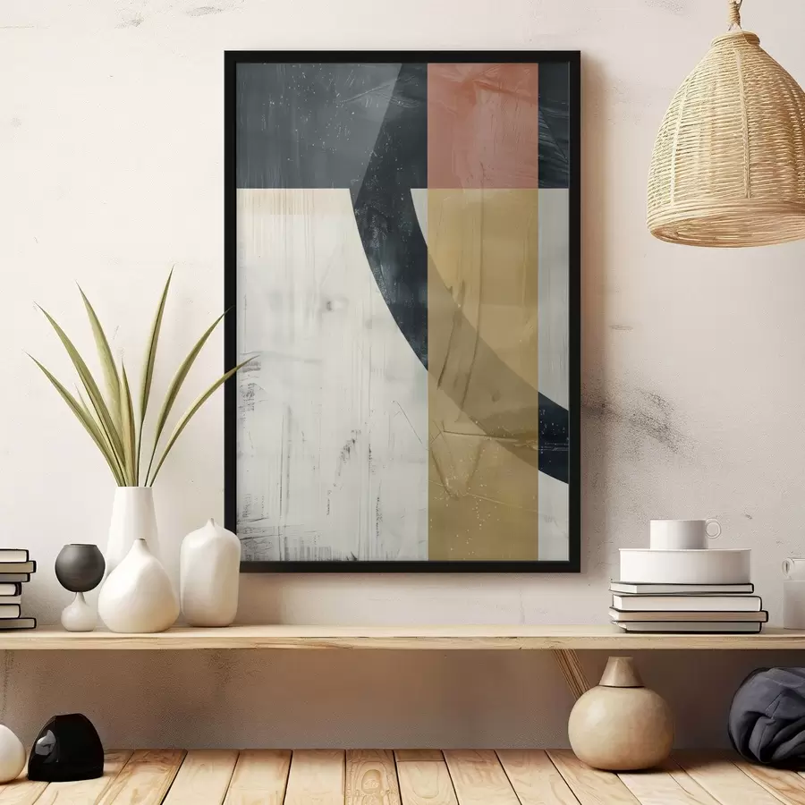 Fototapet Geometrické tvary na betonovém pozadí f47634