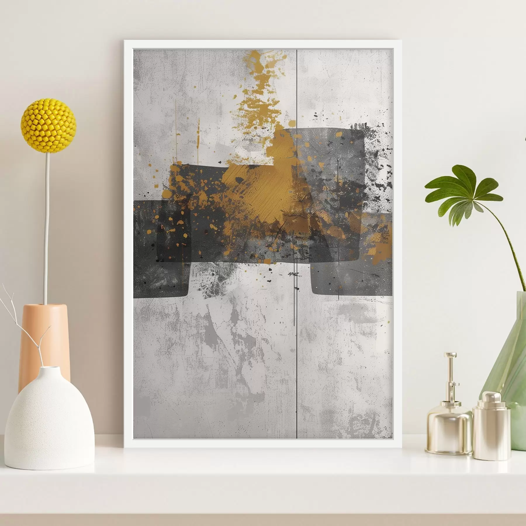 Fototapet Abstraktní tvary na betonovém pozadí f47636