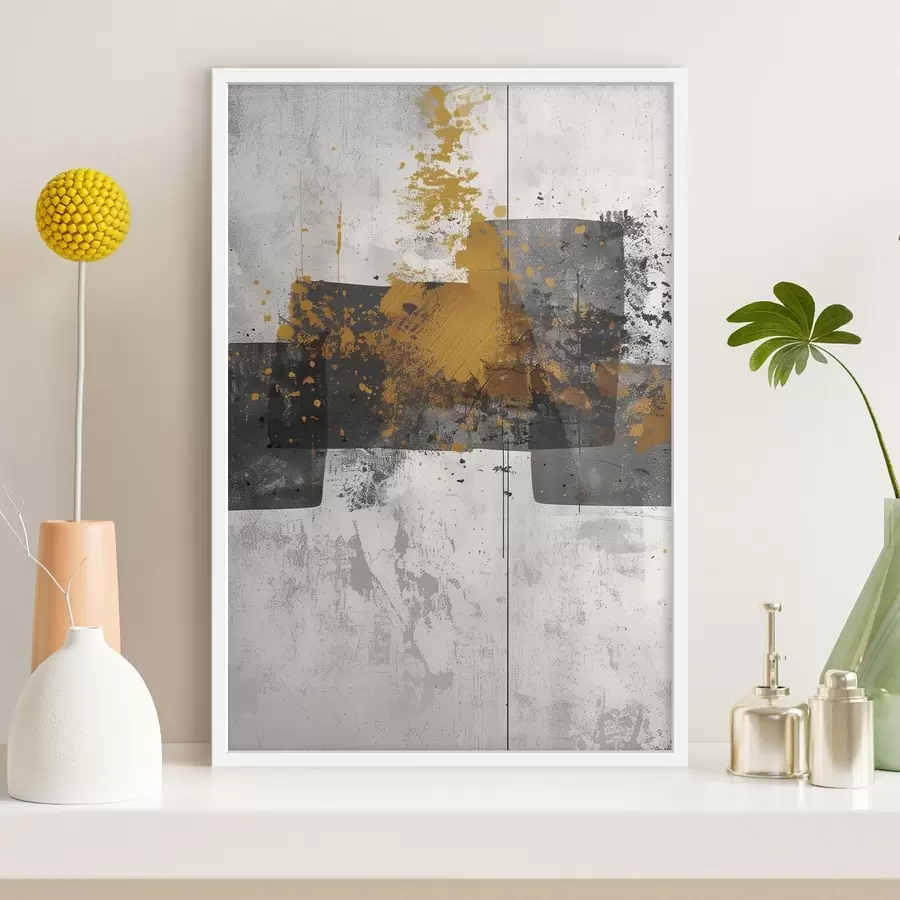 Fototapet Abstraktní tvary na betonovém pozadí f47636