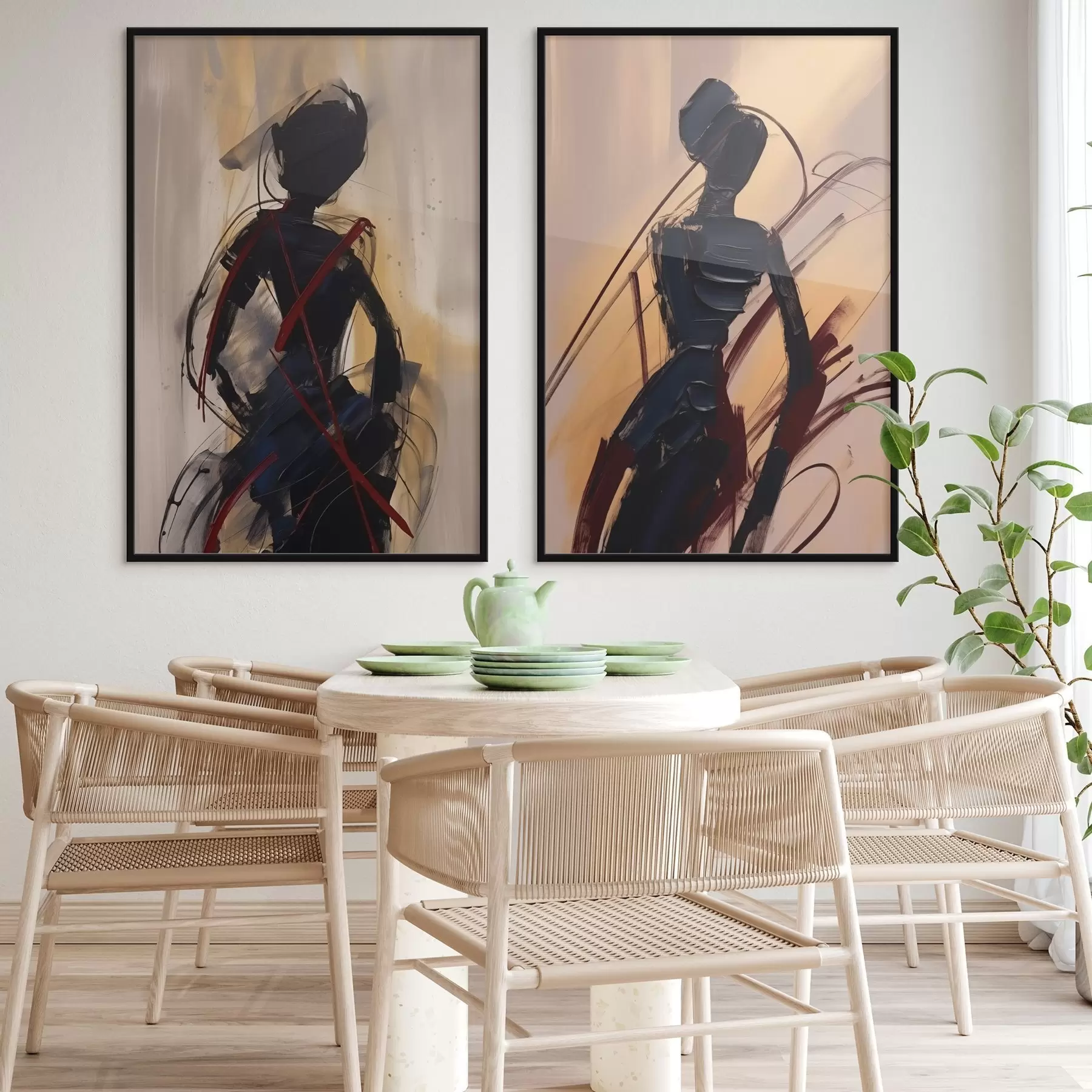 Fototapet Abstraktní siluety d01194