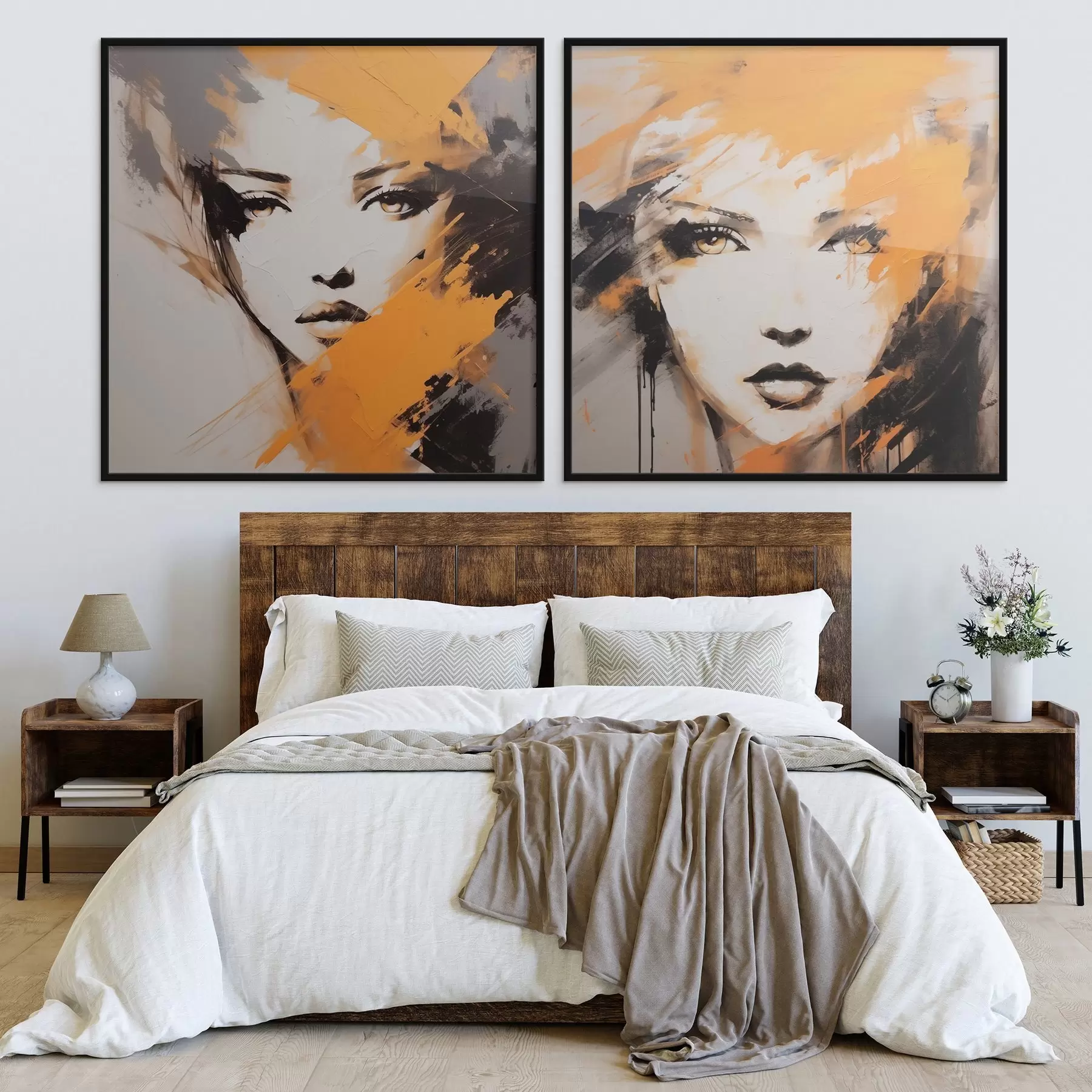 Fototapet Abstraktní portréty d01197