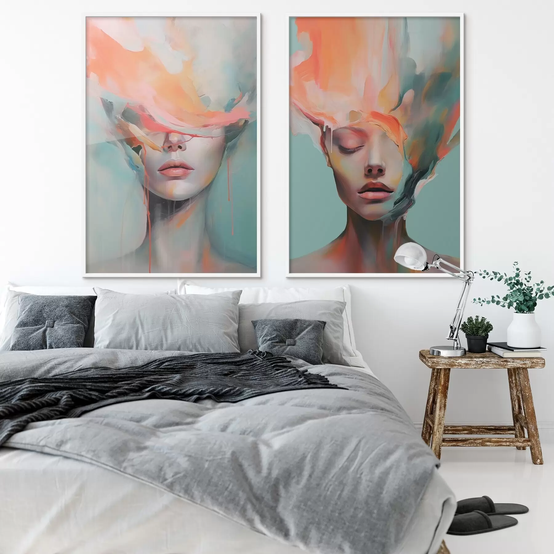 Fototapet Abstraktní portréty d01211