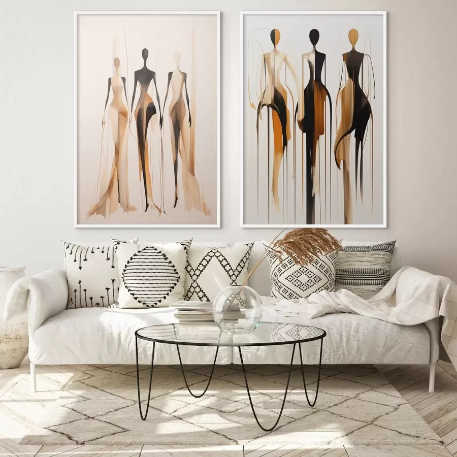 Fototapet Abstraktní siluety d01214