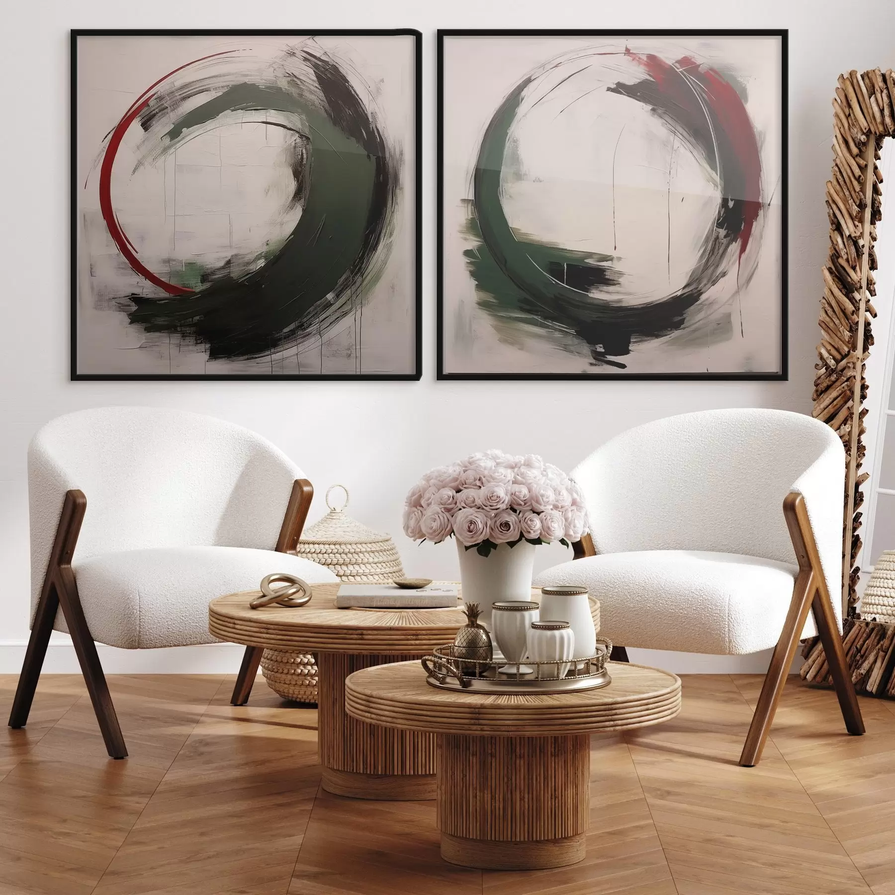 Fototapet Abstraktní kruhy d01207