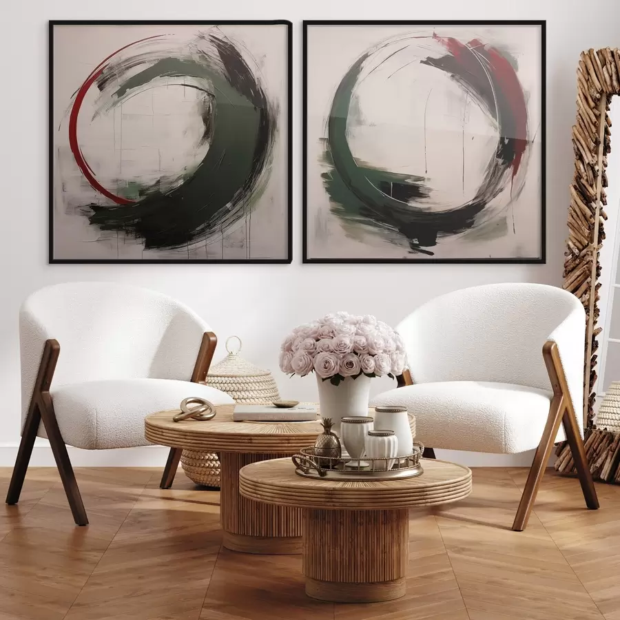 Fototapet Abstraktní kruhy d01207