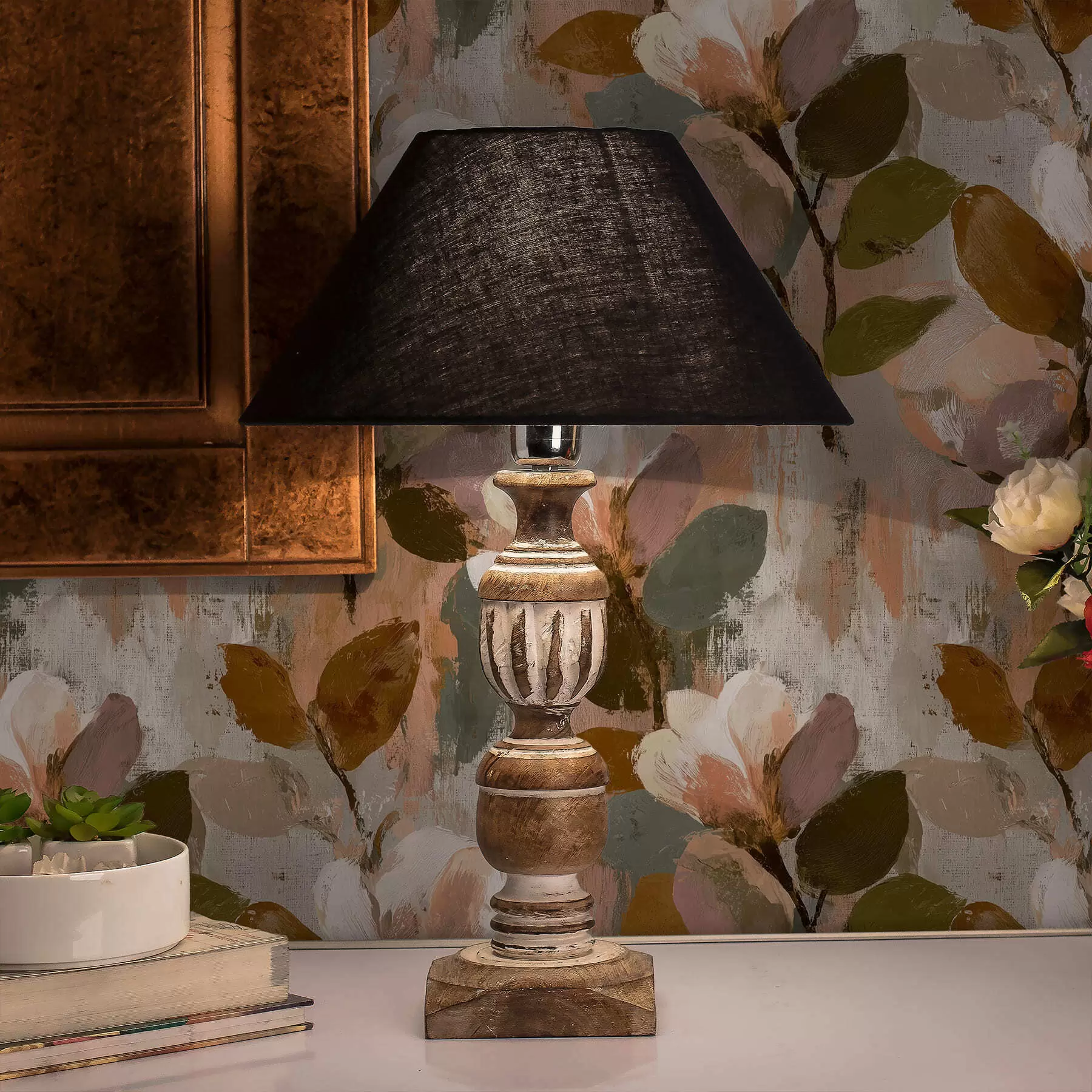 Fototapet Květinové tahy štětcem a00968