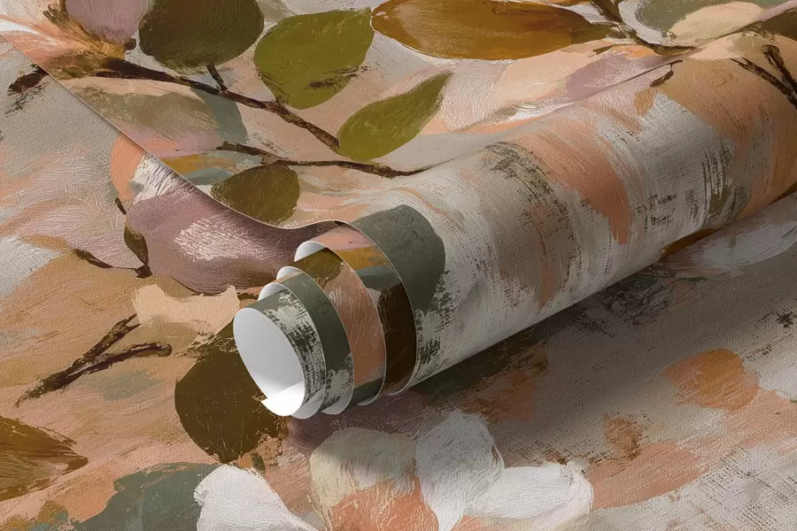 Fototapet Květinové tahy štětcem a00968