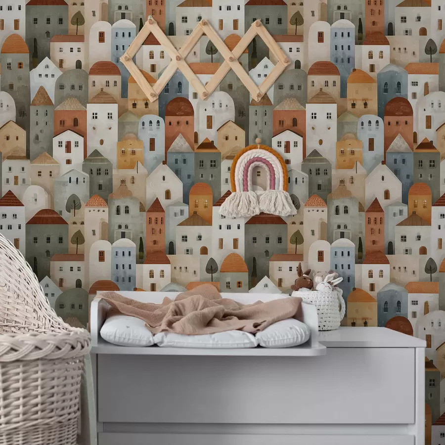 Fototapet Malé městské domy a00970