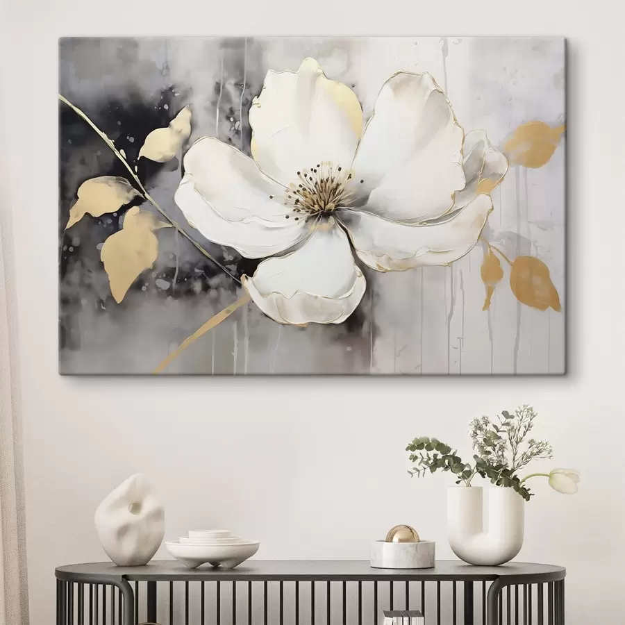 Obraz Velká abstraktní květina Č. s47643