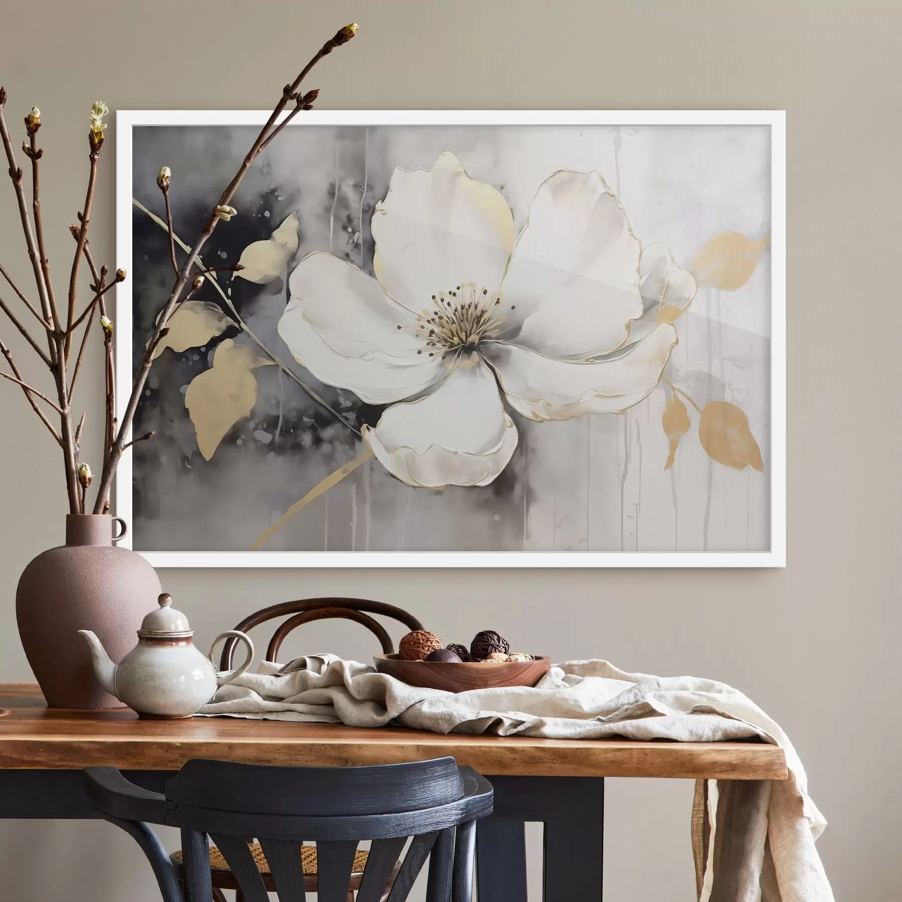 Fototapet Velká abstraktní květina f47643