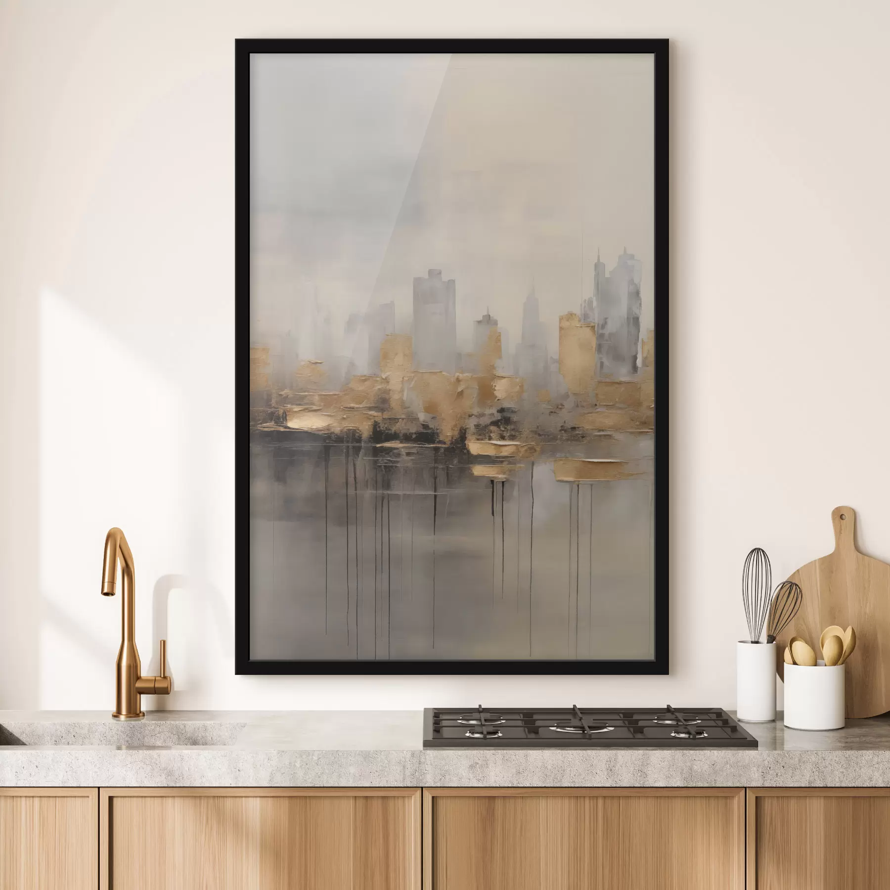 Fototapet Město v klidných odstínech f47672