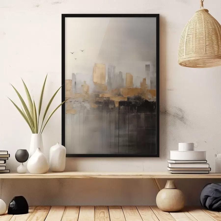 Fototapet Město v klidných odstínech f47673