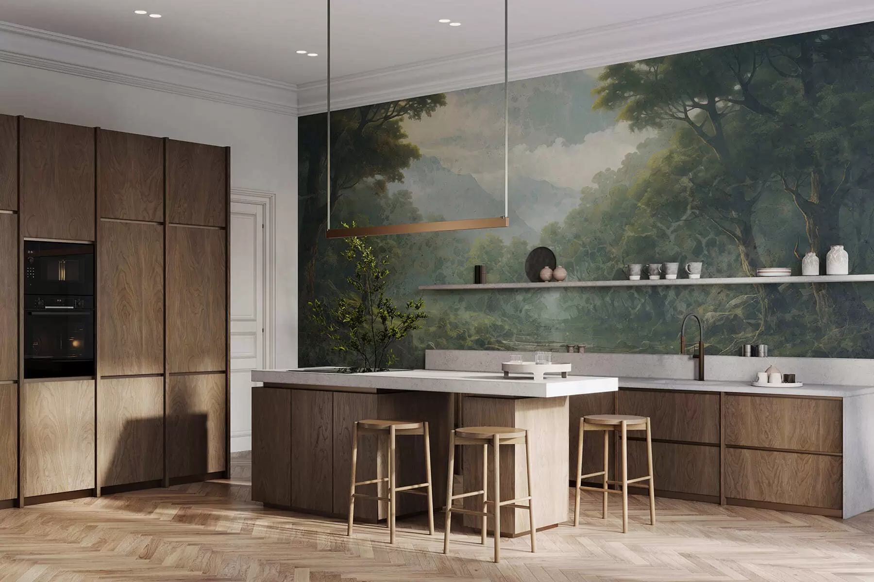 Fototapet Lesní ticho w05171