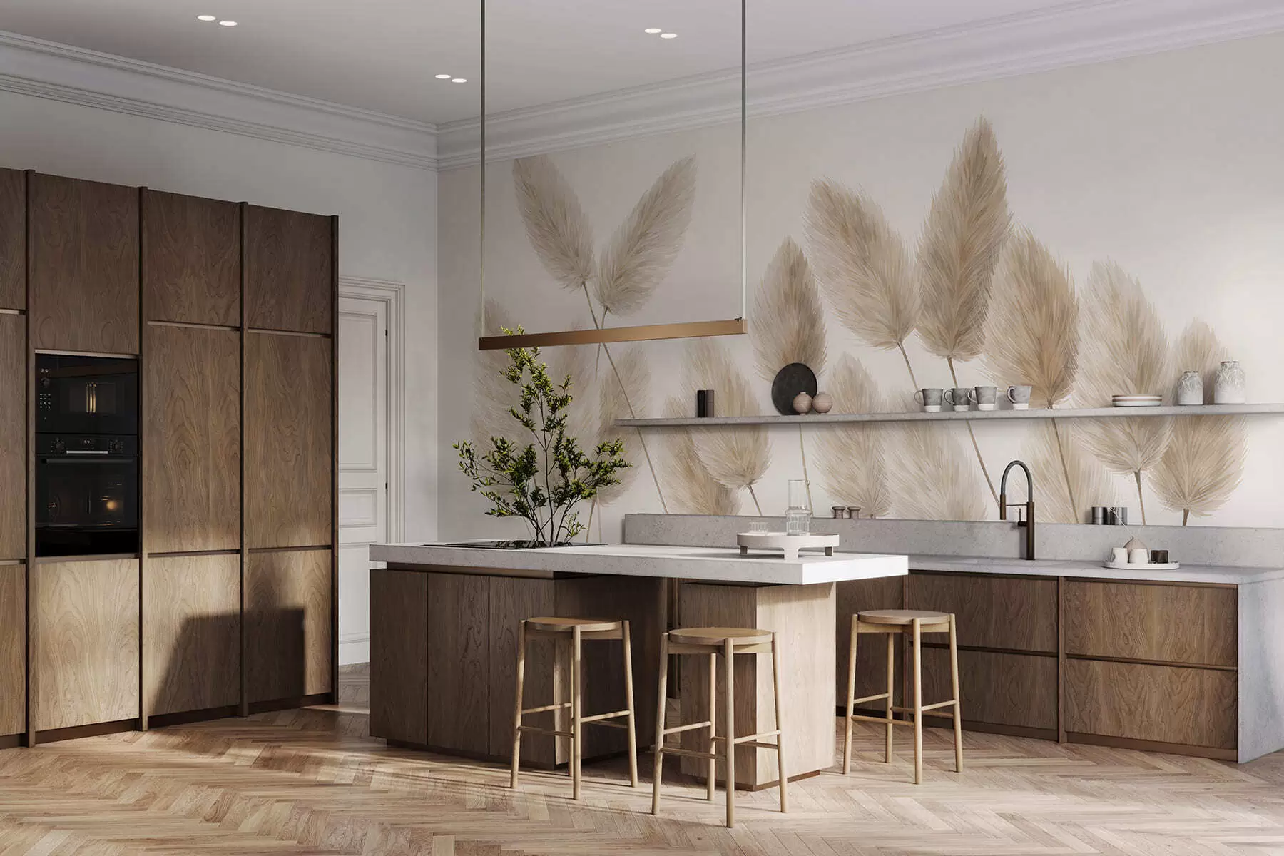 Fototapet Pole klásků w05175