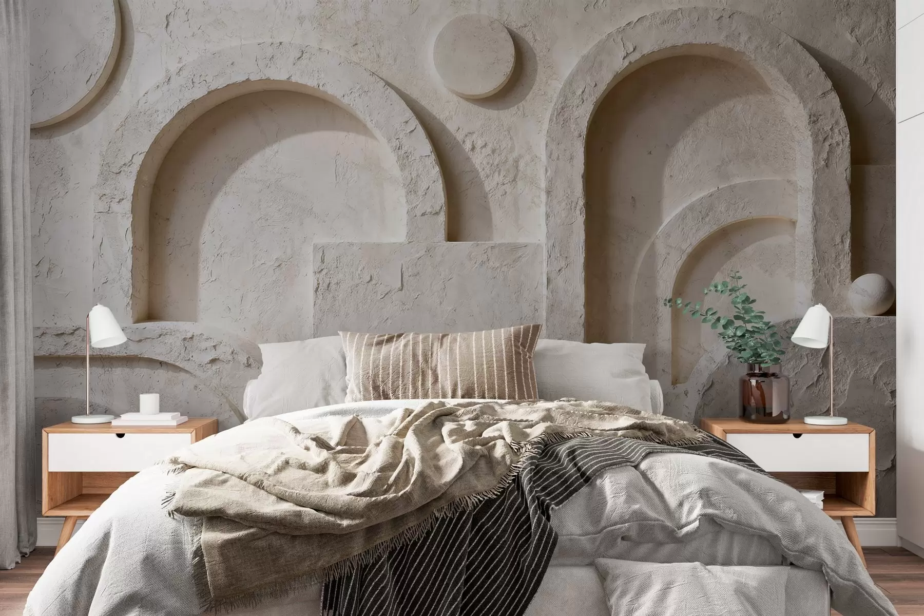 Fototapet Objemová geometrie z betonu w05186