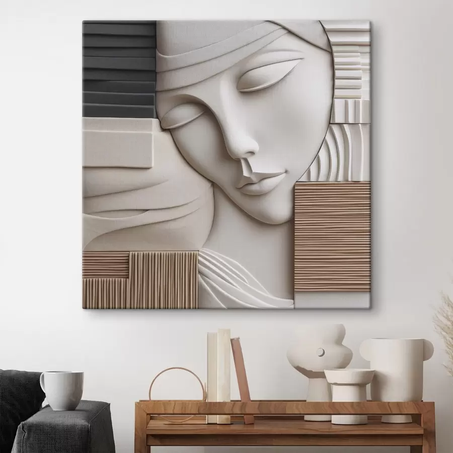 Obraz Abstraktní portrét Č. s47709