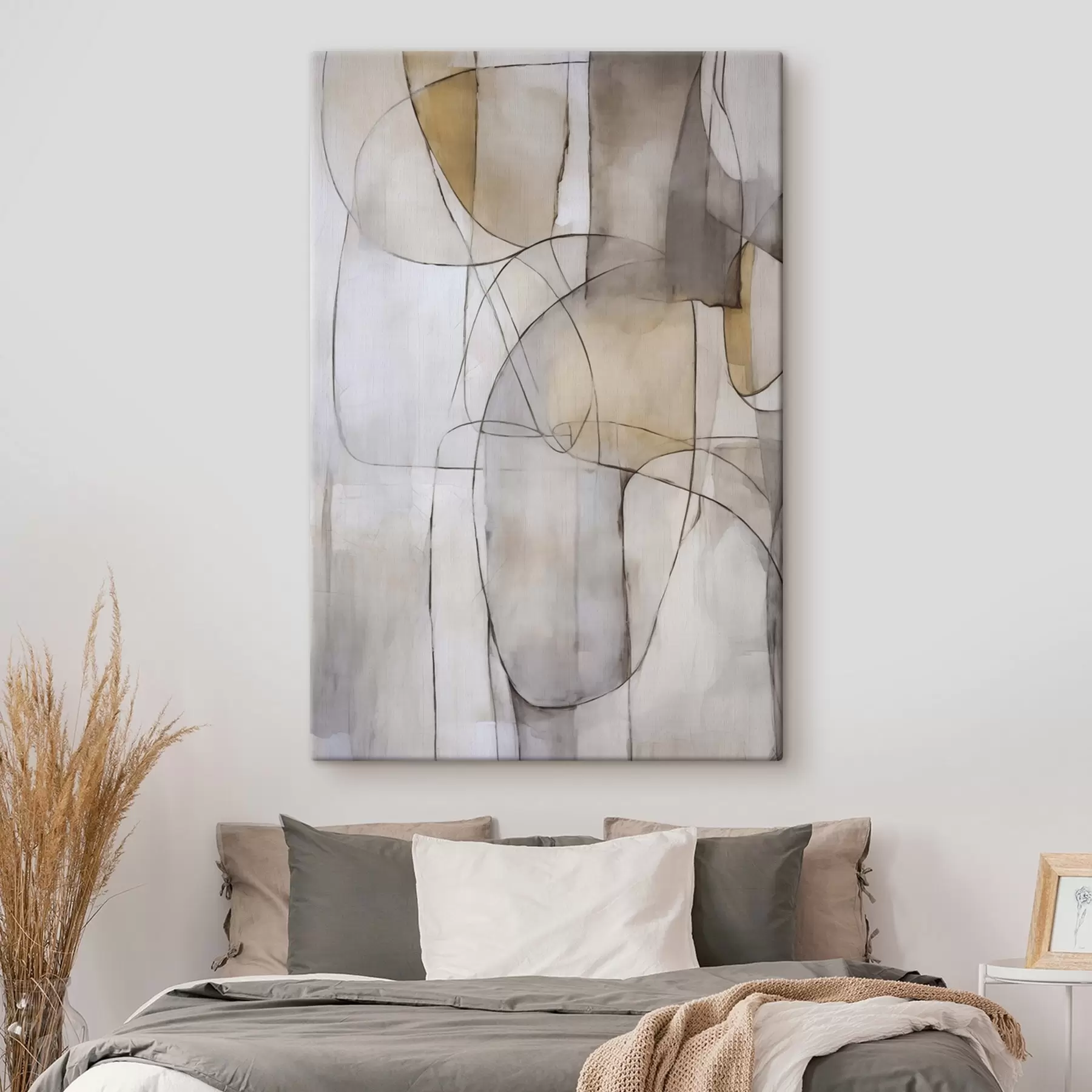 Obraz Abstrakce napodobující malbu Č. s47720