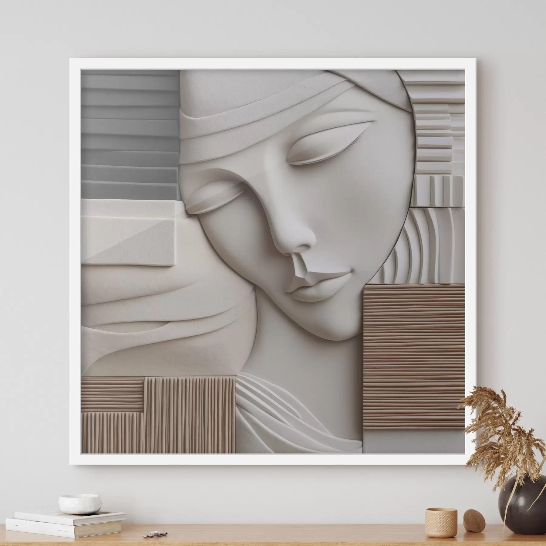 Fototapet Abstraktní portrét f47709