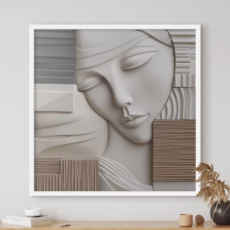 Fototapet Abstraktní portrét f47709