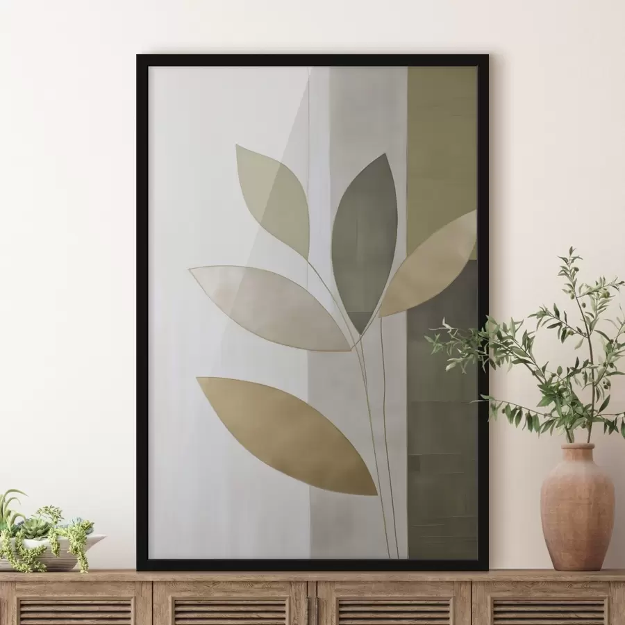 Fototapet Abstrakce s listy f47713