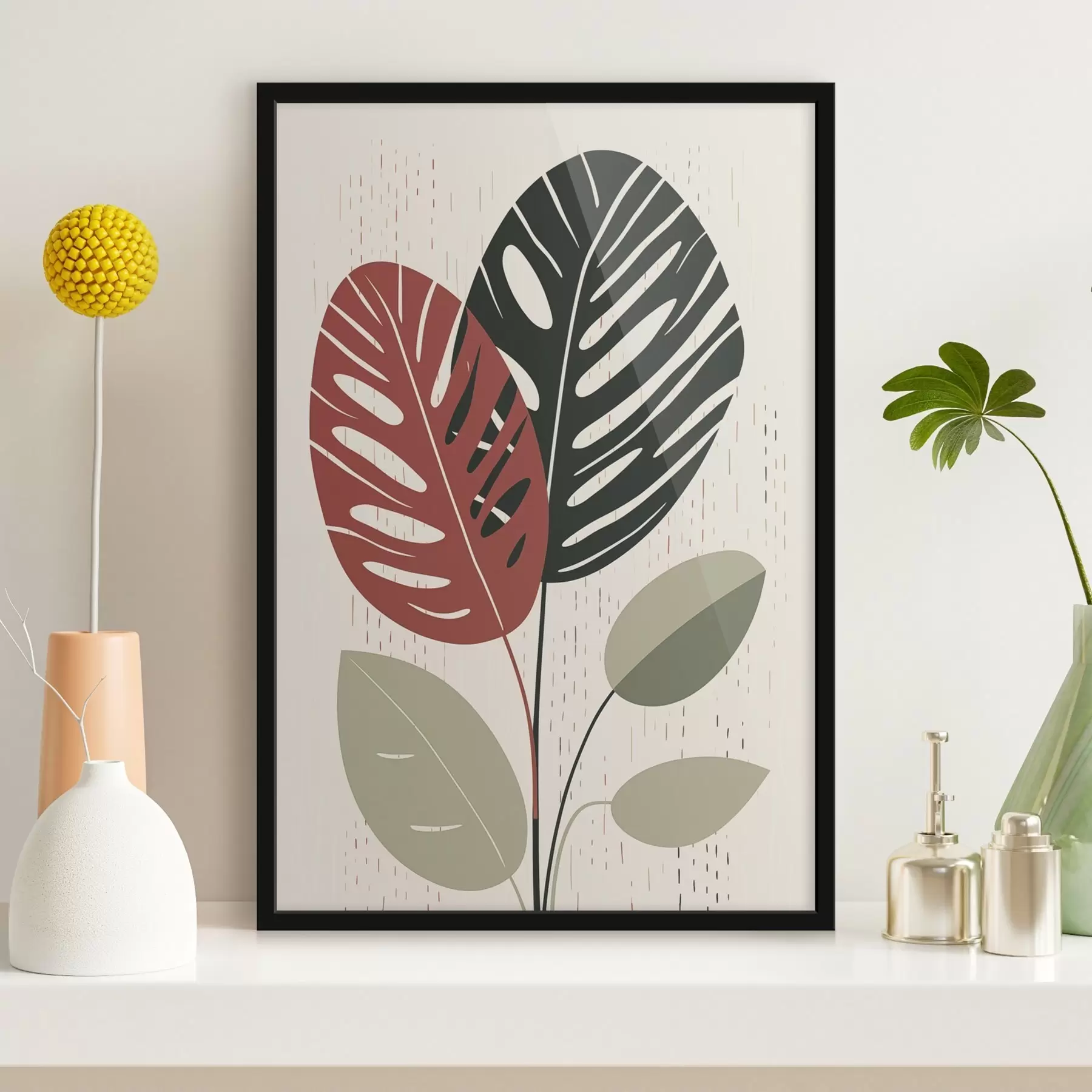 Fototapet Tropické listy f47728