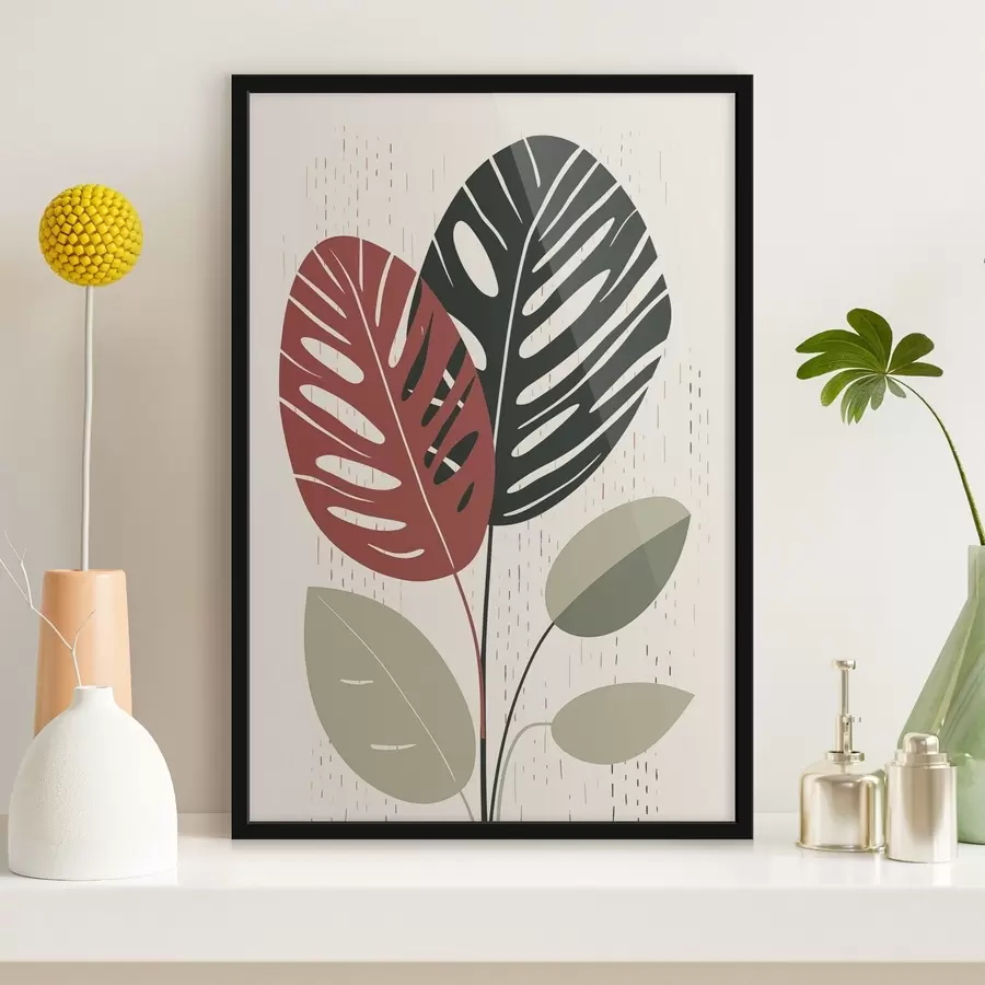 Fototapet Tropické listy f47728