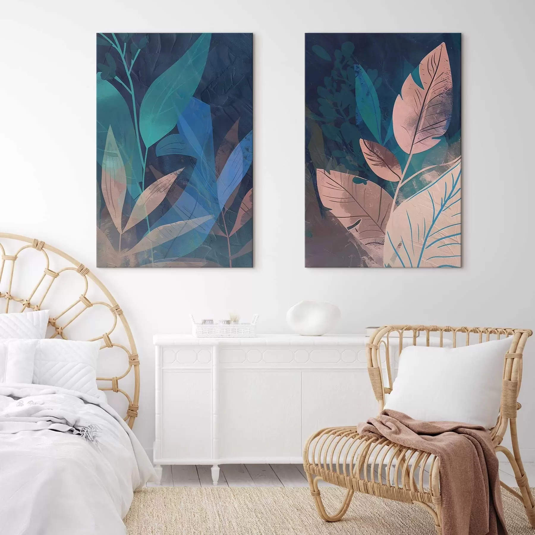 Obraz Větve a listy, abstraktní Č. m01301