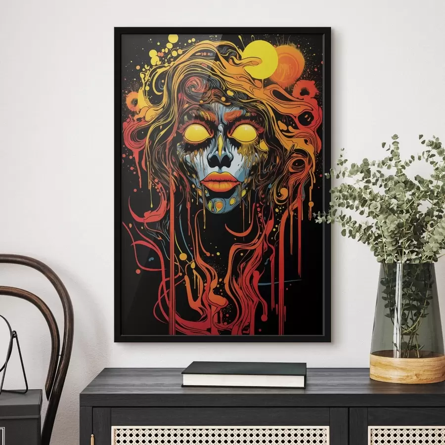 Fototapet Jasný abstraktní portrét f47738