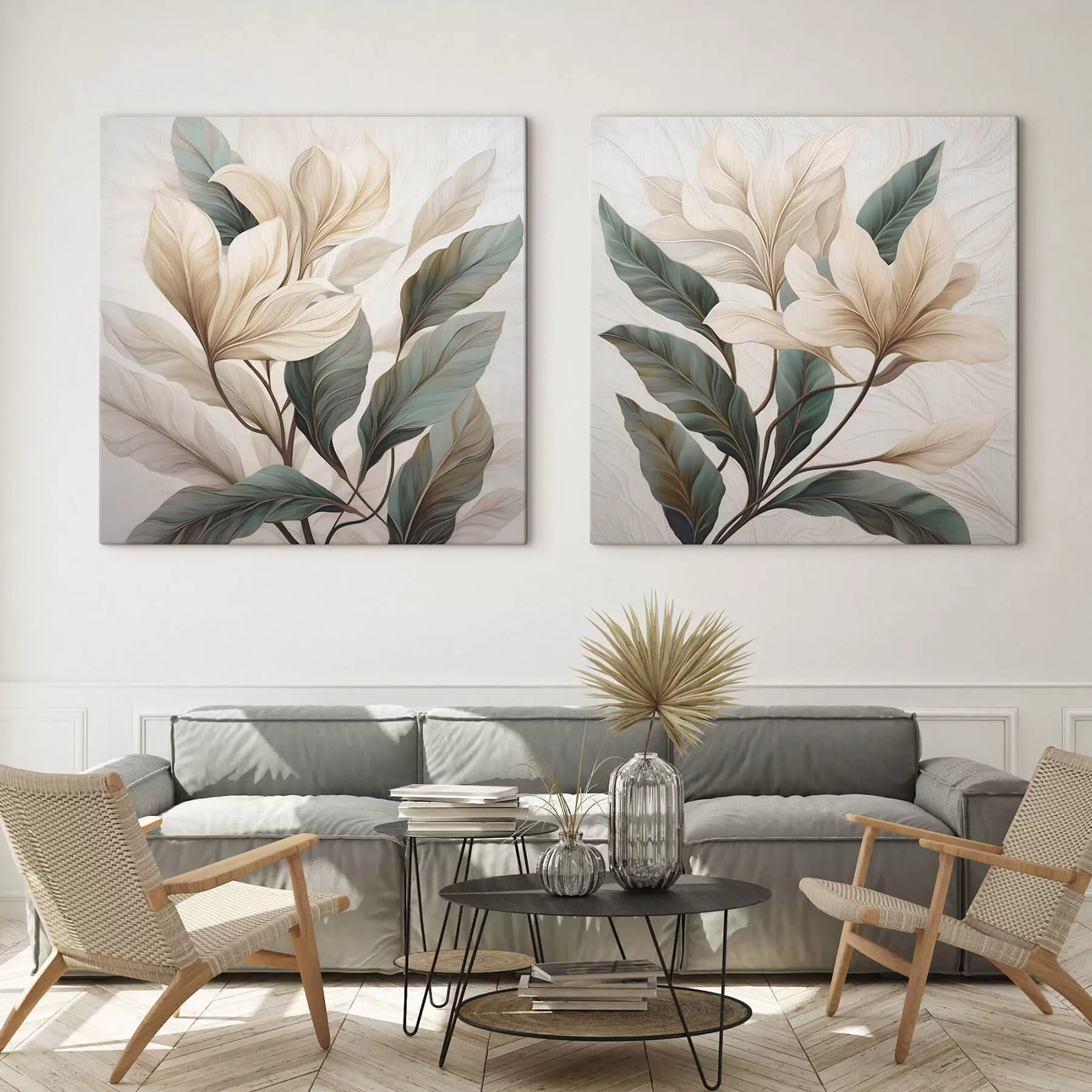 Obraz Květiny s listy Č. m01271