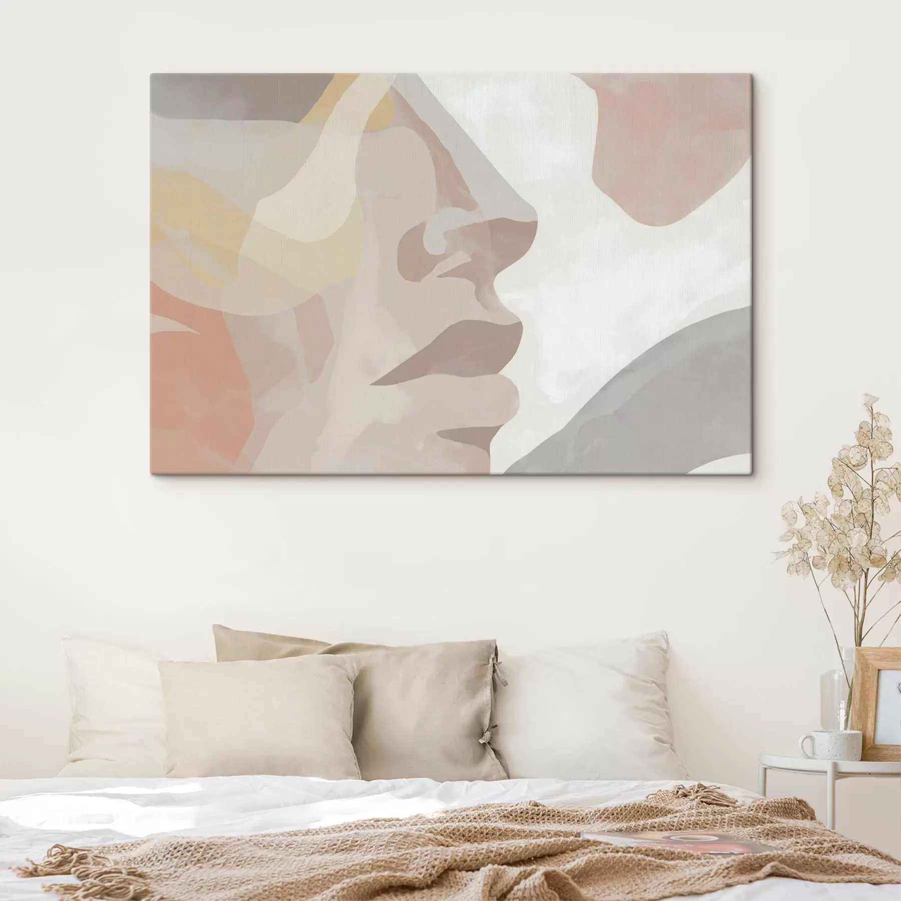 Obraz Abstraktní minimalistická tvář Č. s47774