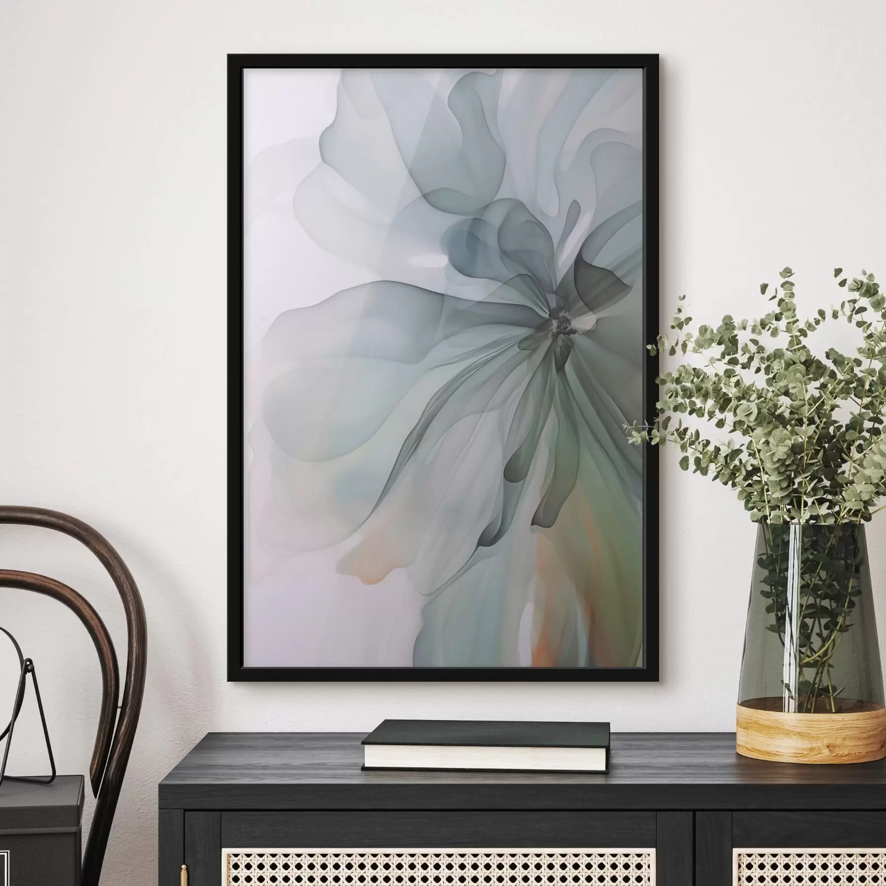 Fototapet Abstraktní jemná květina f47328